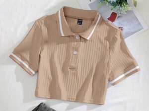 ÁO POLO CROPTOP BASIC