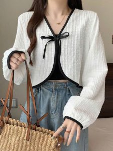 Áo khoác Cardigan Lửng
